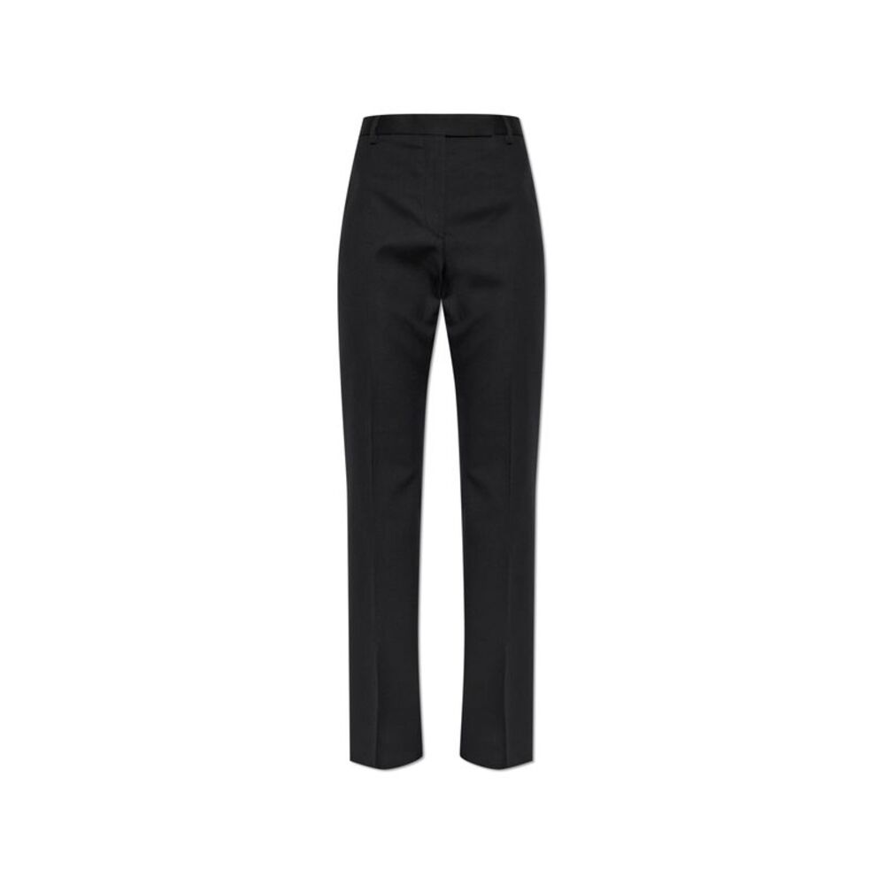 Creased trousers